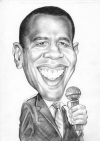Obama Karikature